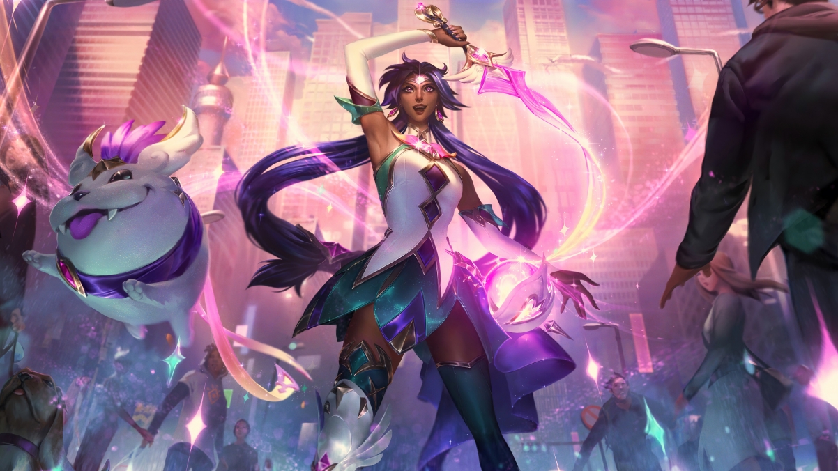 LOL英雄联盟，星之守护者尼菈惊艳登场！4K超高清游戏壁纸图片，3840x2160分辨率，一键下载！