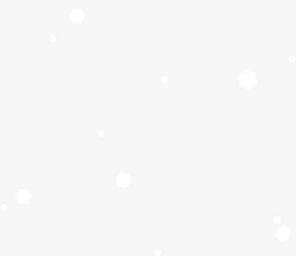 扁平风雪花PNG透明高清素材，漂浮元素设计下载