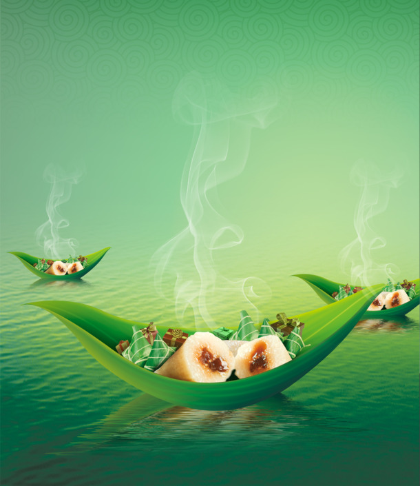 端午节海报背景装饰，高清PNG透明图片素材，浓情节日元素免费下载