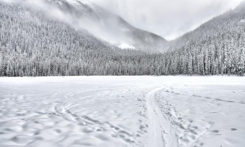 雪景如画，雪山雪地高清JPG图片，文艺清新设计素材免费下载