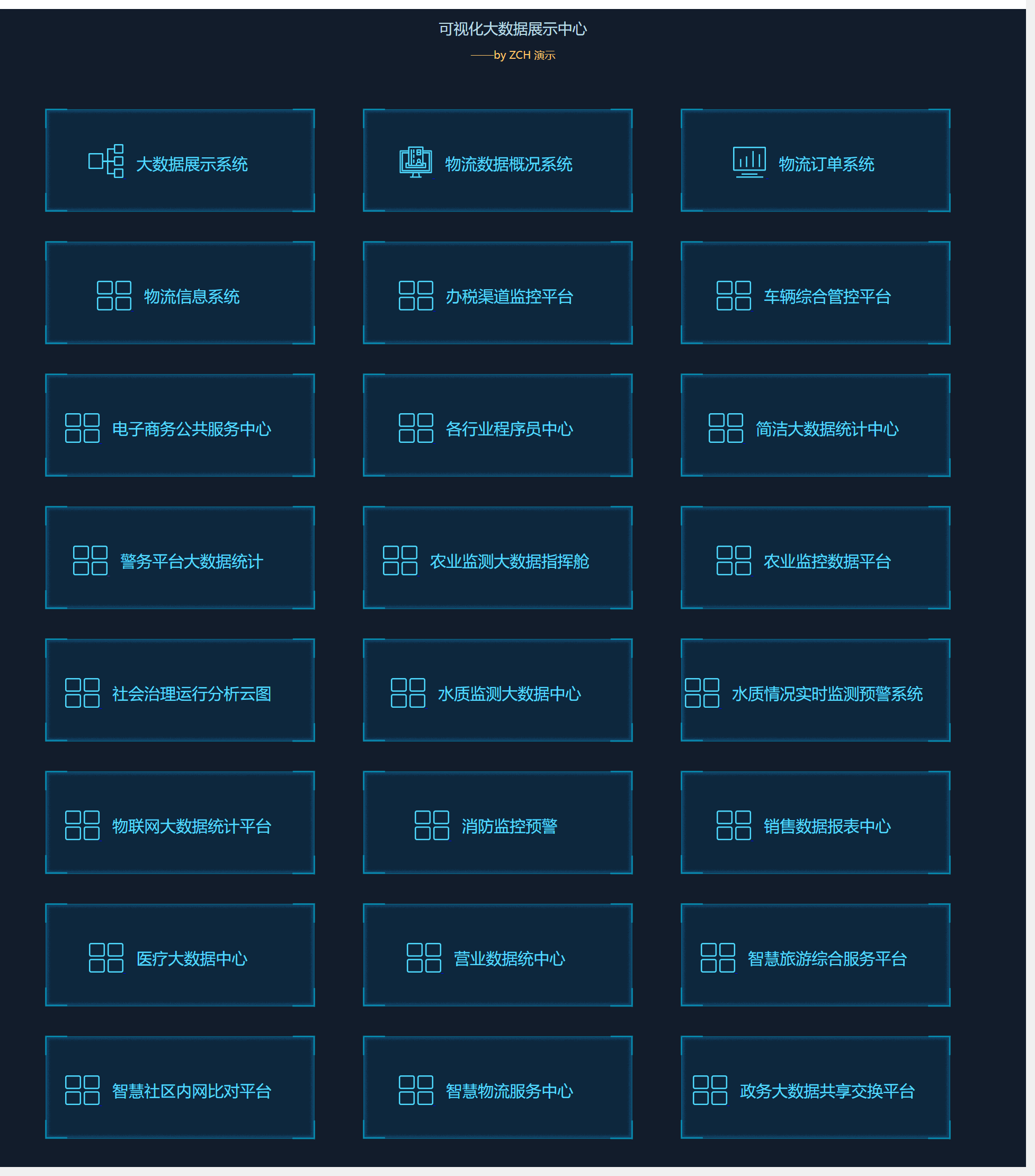 Echarts可视化大数据图表集合