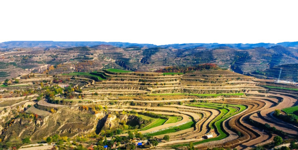 甘肃庆阳黄土大塬美景，高清PNG透明背景图片，设计素材免费下载