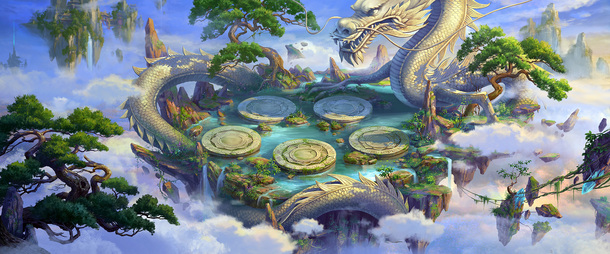 卡通手绘游戏场景PNG透明背景图，高清下载素材库