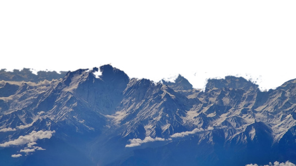 中国昆仑山三清美景PNG透明背景，高清摄影风景图片素材下载