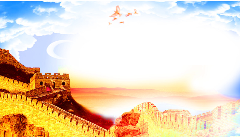 万里长城绝美高清图片，JPG/PSD摄影风景素材，一键下载