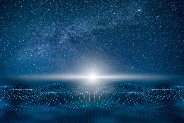 星空音浪高清PNG透明背景图片，光芒元素场景设计素材下载