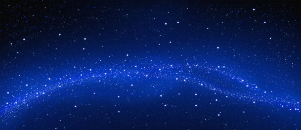 奇幻星空背景PNG透明图，高清抽象梦幻设计素材下载