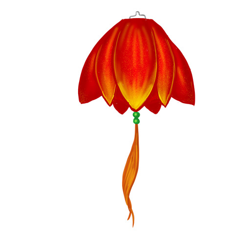 新年红灯笼PNG素材，高清透明，劳动节节日元素，设计必备下载