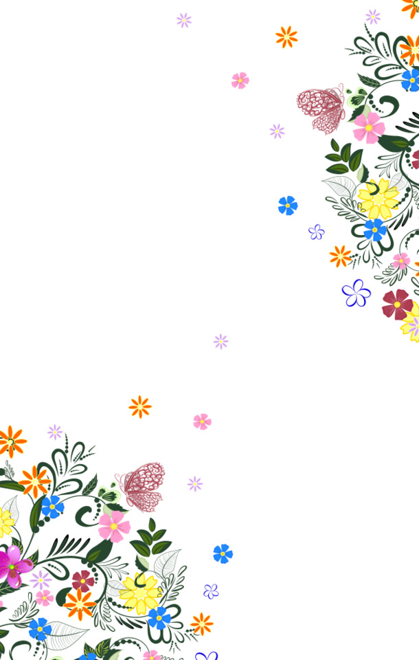 女神节PNG素材，植物装饰图案，高清透明，妇女节节日元素设计下载