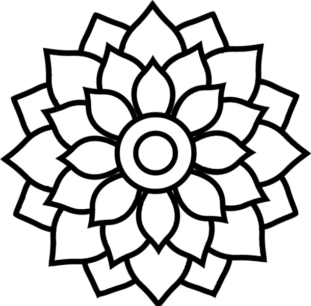 高清PNG透明莲花纹八宝图案，漂浮花瓣设计素材，免费下载