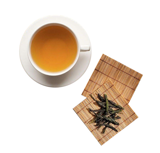 陶瓷茶杯PNG透明图，茶叶装饰元素，生活用品设计素材下载