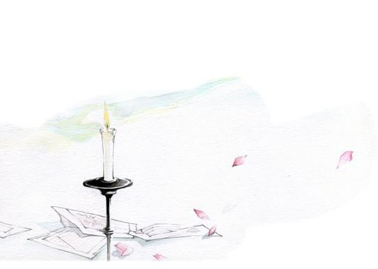 古风水彩插画素材，高清PNG透明装饰图案，免费下载