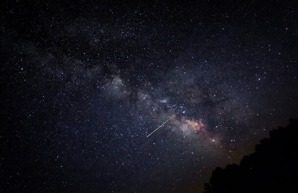 银河星空壁纸，高清PNG透明背景，抽象梦幻设计素材下载