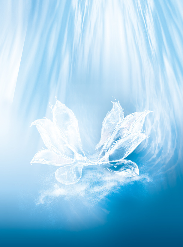 梦幻抽象水花PNG，超强视觉冲击透明背景图片素材下载