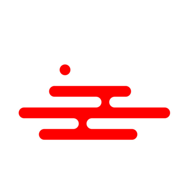 几何祥云手绘PNG透明图片，高清漂浮元素，创意几何图设计素材下载