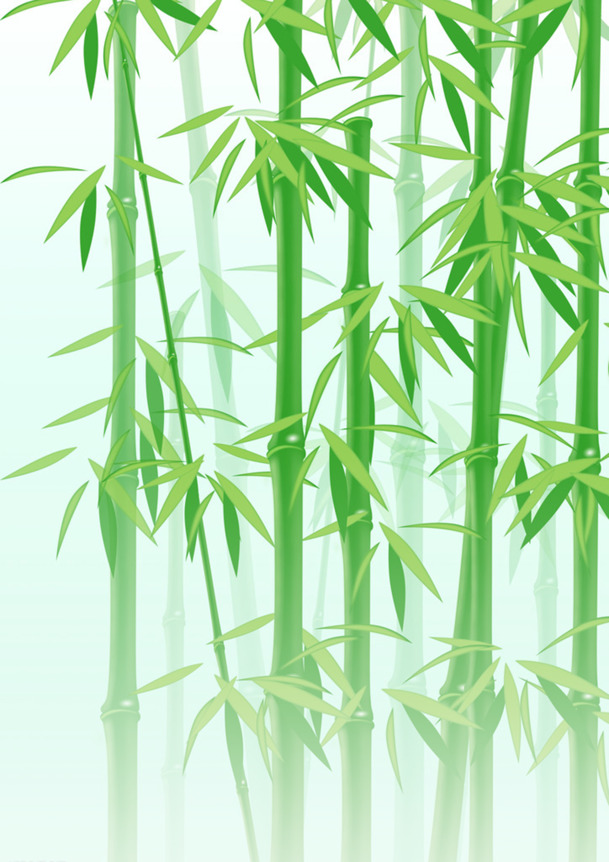端午佳节竹林绿意，卡通PNG透明图片素材，清新节日元素下载