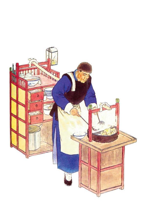 插画馄饨PNG透明素材，高清免扣元素，一键下载设计所需