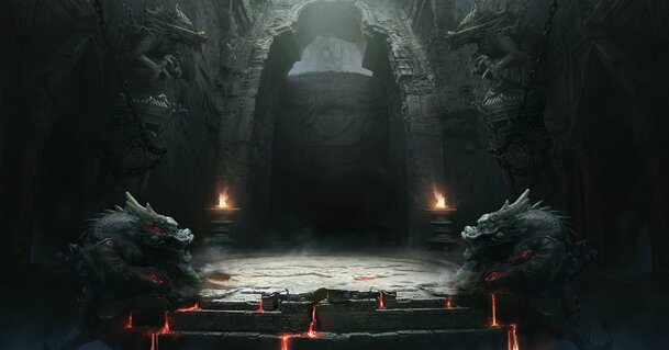 魔幻封印城堡，高清PNG透明背景，抽象梦幻设计素材下载