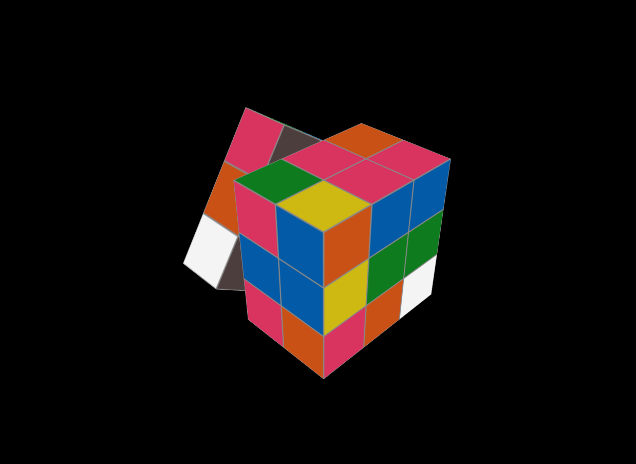 3D魔方html，神奇的魔方3D动画