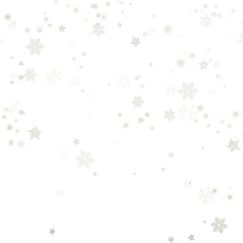 高清白色雪花PNG素材，透明节日元素，助力圣诞图片设计下载