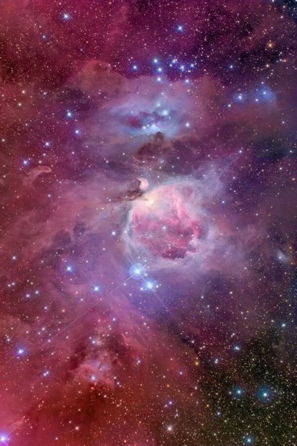 梦幻紫色星空银河背景，高清PNG透明元素，抽象梦幻设计素材下载