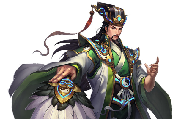 诸葛亮插画，免扣高清PNG透明图，手绘卡通元素，设计素材免费下载