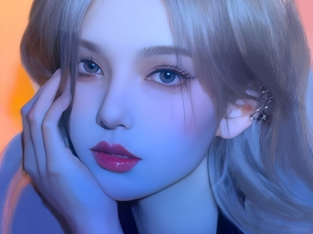 阿狸Cosplay美女iPad高清壁纸，个性平板背景图2732x2048免费下载