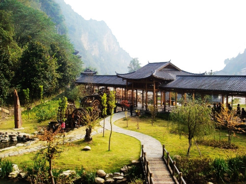 张家界山间小径高清PNG透明背景风景摄影素材下载