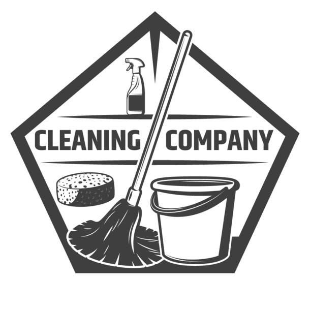 水桶拖把清洁工具PNG透明图，免扣元素设计素材下载