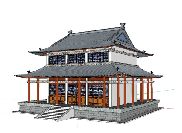 古朴建筑PNG透明背景，高清风景摄影，图片素材下载