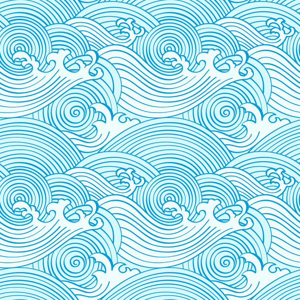 波浪纹理矢量图，高清PNG透明装饰元素，AI格式设计素材下载