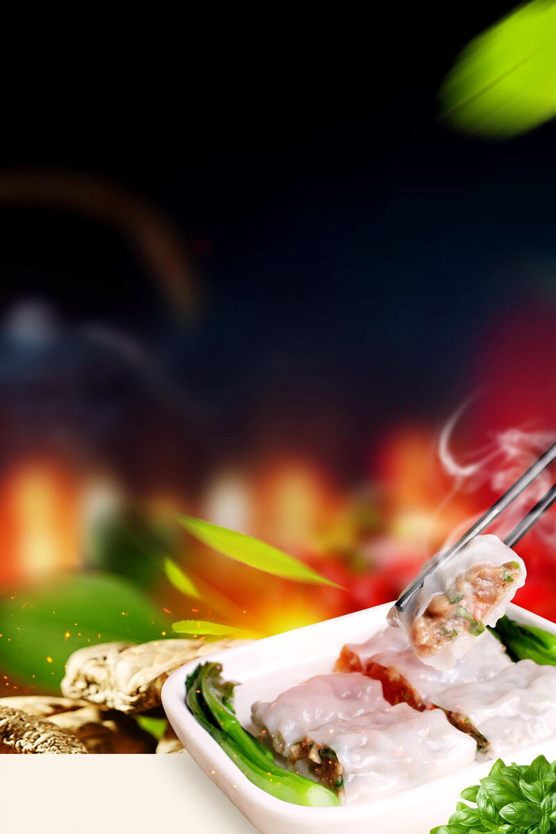 广东肠粉粤菜美食PSD分层图，高清JPG下载，创意图片素材库