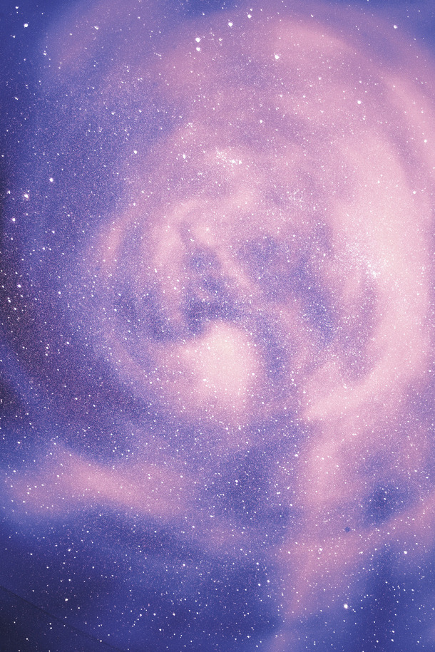 深紫宇宙银河光效PNG透明背景，梦幻抽象图片素材下载