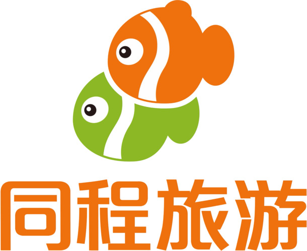 手机同程旅游APP图标设计，高清PNG透明免抠素材，字体元素丰富，一键下载