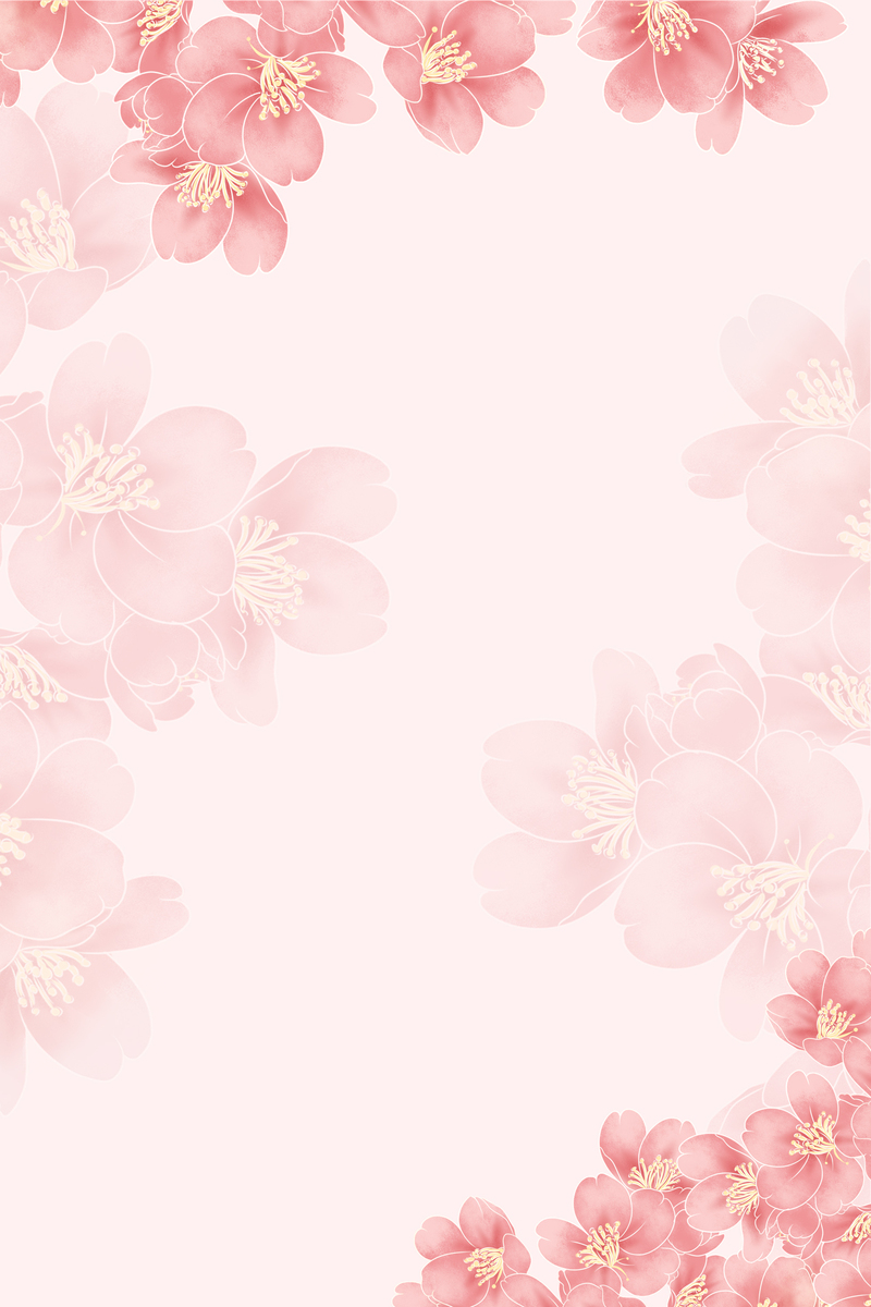 粉色花朵美容背景图，高清JPG素材，另类设计风格免费下载