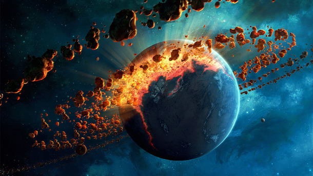 宇宙星球大爆炸，高清PNG透明背景素材，创意设计元素下载