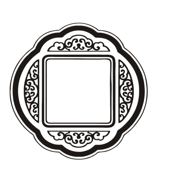 古典中国风传统花纹PNG素材，高清透明装饰图案，免费下载
