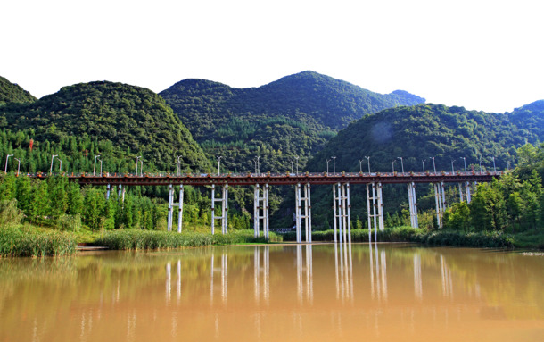 六盘水明湖湿地公园美景，高清PNG透明背景图片，摄影风景素材下载