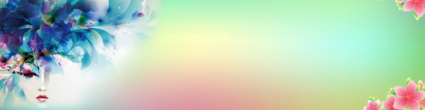 唯美梦幻女装海报背景，高清PNG透明图片素材，免费下载