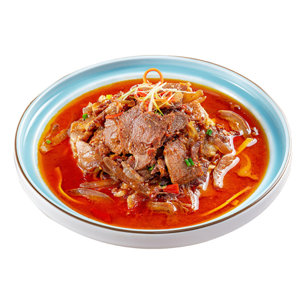 川菜水煮肉片PNG透明免抠图，PSD设计素材下载