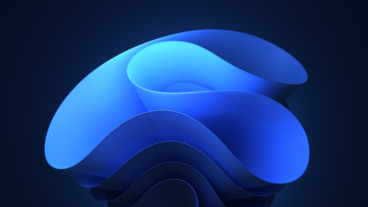 创意蓝色3D 4K壁纸，超清3840x2160分辨率，免费下载高清背景图片