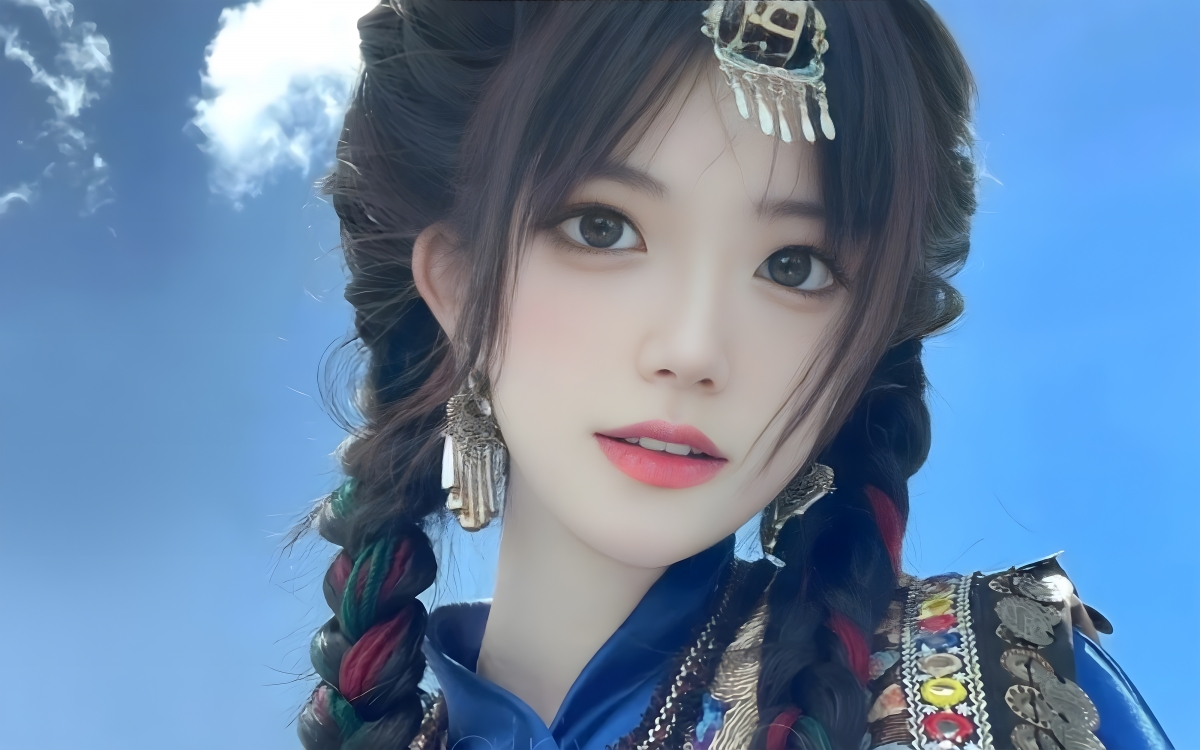 少数民族美女精选，高清4K壁纸，4000x2500分辨率，免费下载