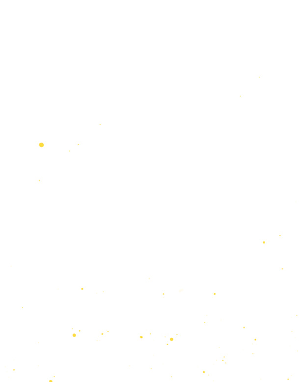 高清PNG透明图片，黄色卡通斑点背景，漂浮元素及其他设计素材下载