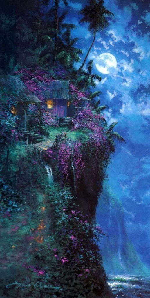 梦幻森林小屋插画，高清PNG透明背景，卡通手绘元素，设计素材下载