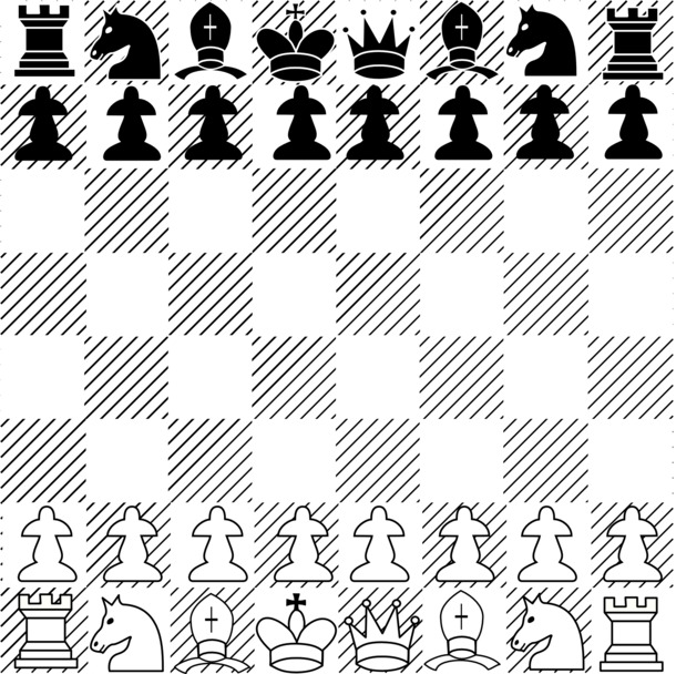 妇女节PNG图片，国际象棋高清透明素材，节日元素设计下载