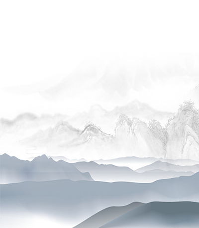 跌宕起伏的大山PNG透明背景图，古典中国风设计素材，高清下载