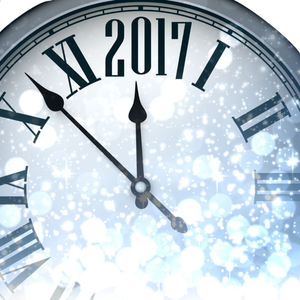 2017节日时钟PNG透明图，元旦春节元宵素材，高清下载