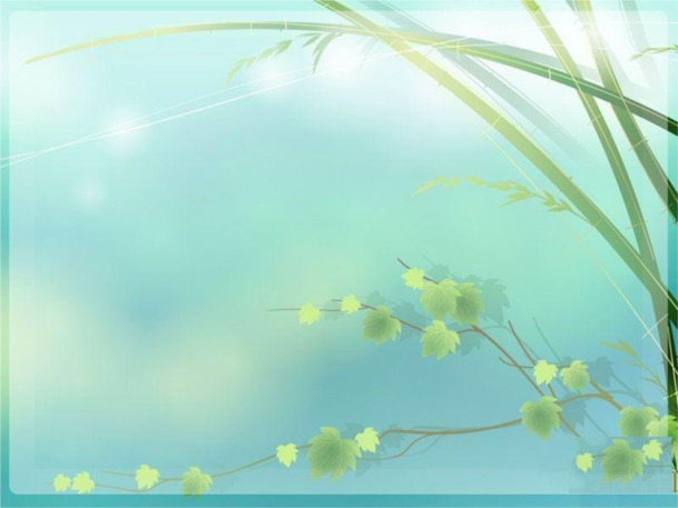 小清新绿叶背景PNG高清透明素材，创意图片设计元素免费下载