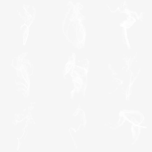 烟雾透气效果素材大赏，高清PNG透明图片、漂浮元素等设计资源一网打尽
