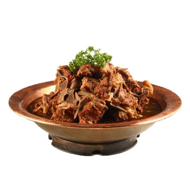 大盘羊蝎子PNG透明图，生活装饰元素，高清下载设计素材